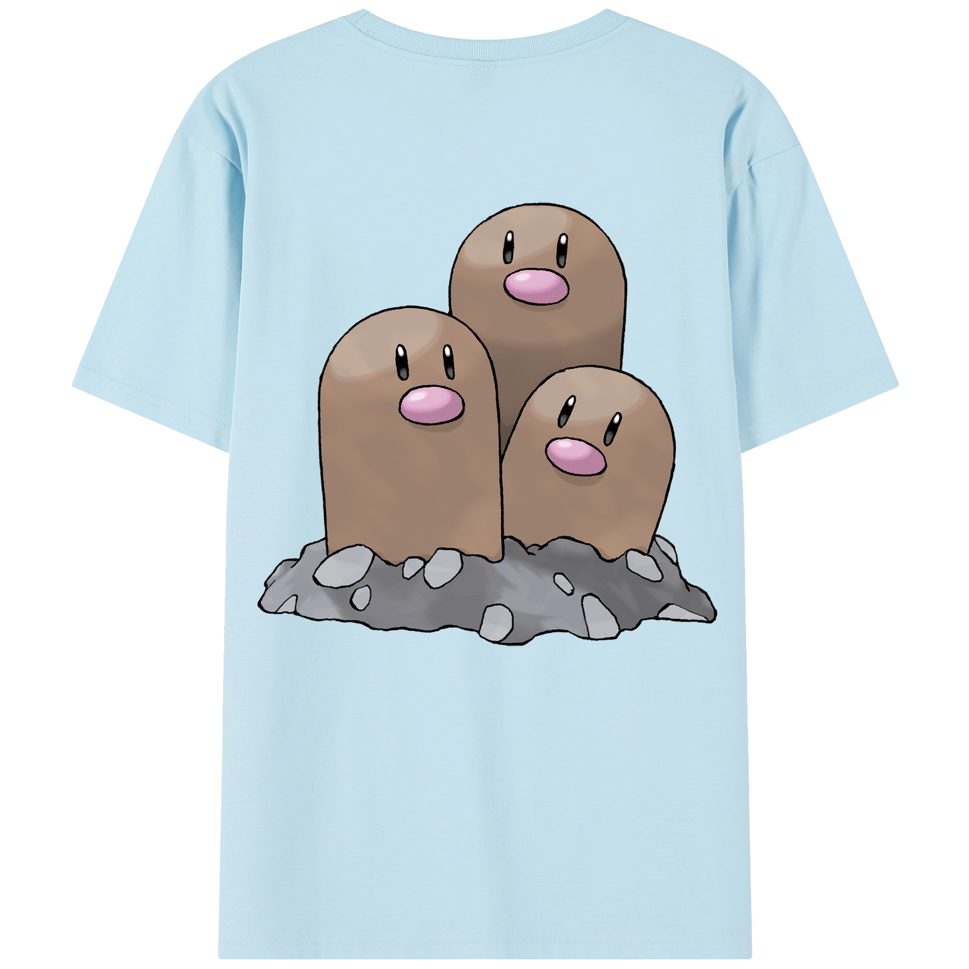 （画像用） ポケットモンスター Pokémon 綿100％半袖Tシャツ（背面プリント）